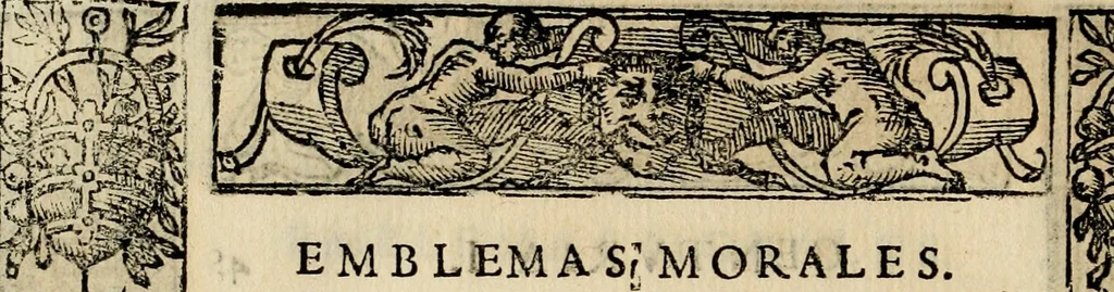 An illustration from Emblemas morales de Don Sebastian de Couarrubias Orozco, capellan del rey N.S. Maestrescuela, y canonigo de Cuenca, consultor del santo oficio, 1610, leaf 109