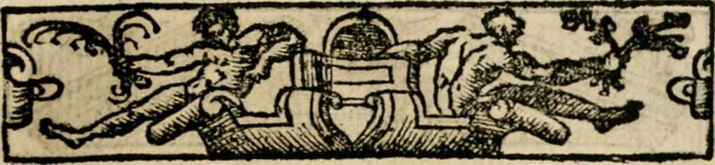 An illustration from Emblemas morales de Don Sebastian de Couarrubias Orozco, capellan del rey N.S. Maestrescuela, y canonigo de Cuenca, consultor del santo oficio, 1610, leaf 110