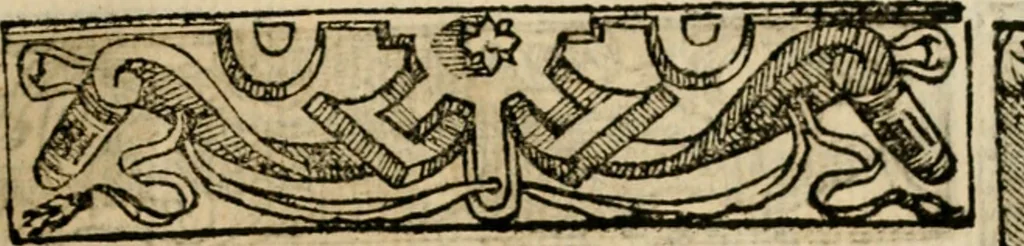An illustration from Emblemas morales de Don Sebastian de Couarrubias Orozco, capellan del rey N.S. Maestrescuela, y canonigo de Cuenca, consultor del santo oficio, 1610, leaf 124