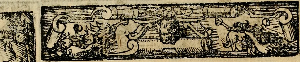 An illustration from Emblemas morales de Don Sebastian de Couarrubias Orozco, capellan del rey N.S. Maestrescuela, y canonigo de Cuenca, consultor del santo oficio, 1610, leaf 127