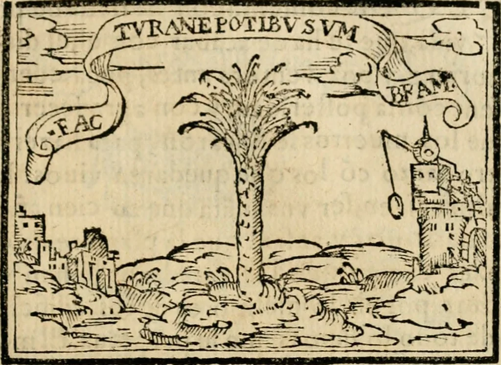 An illustration from Emblemas morales de Don Sebastian de Couarrubias Orozco, capellan del rey N.S. Maestrescuela, y canonigo de Cuenca, consultor del santo oficio, 1610, leaf 128