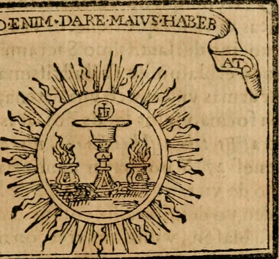 An illustration from Emblemas morales de Don Sebastian de Couarrubias Orozco, capellan del rey N.S. Maestrescuela, y canonigo de Cuenca, consultor del santo oficio, 1610, leaf 14