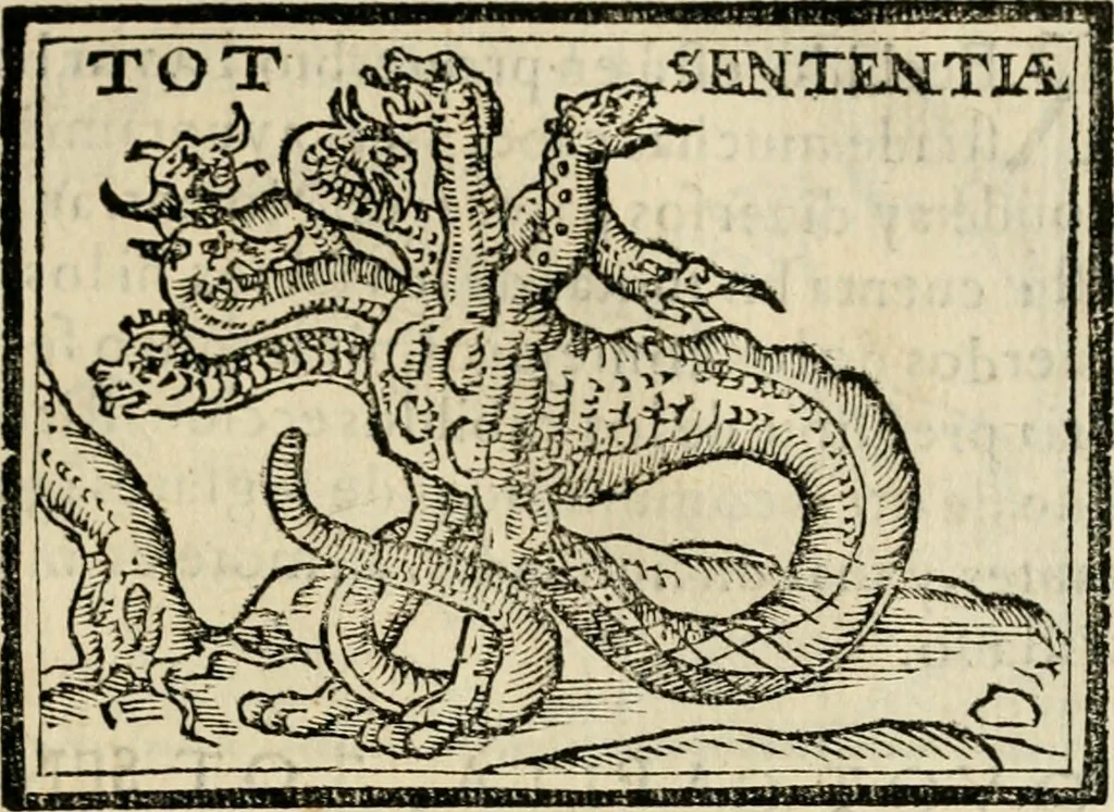 An illustration from Emblemas morales de Don Sebastian de Couarrubias Orozco, capellan del rey N.S. Maestrescuela, y canonigo de Cuenca, consultor del santo oficio, 1610, leaf 158