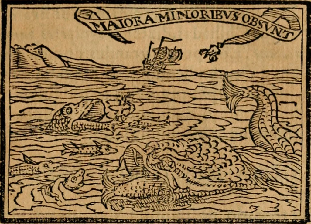 An illustration from Emblemas morales de Don Sebastian de Couarrubias Orozco, capellan del rey N.S. Maestrescuela, y canonigo de Cuenca, consultor del santo oficio, 1610, leaf 186