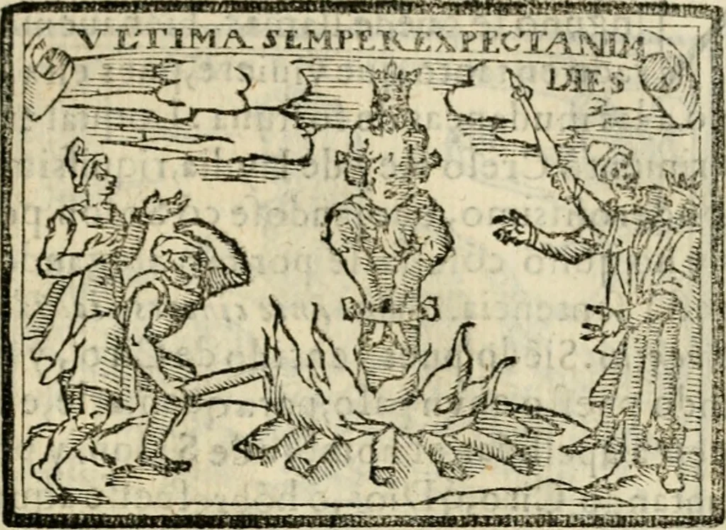An illustration from Emblemas morales de Don Sebastian de Couarrubias Orozco, capellan del rey N.S. Maestrescuela, y canonigo de Cuenca, consultor del santo oficio, 1610, leaf 206
