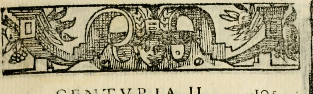 An illustration from Emblemas morales de Don Sebastian de Couarrubias Orozco, capellan del rey N.S. Maestrescuela, y canonigo de Cuenca, consultor del santo oficio, 1610, leaf 220