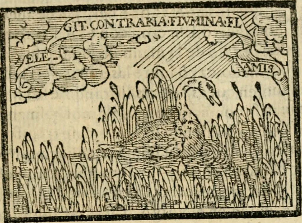 An illustration from Emblemas morales de Don Sebastian de Couarrubias Orozco, capellan del rey N.S. Maestrescuela, y canonigo de Cuenca, consultor del santo oficio, 1610, leaf 226