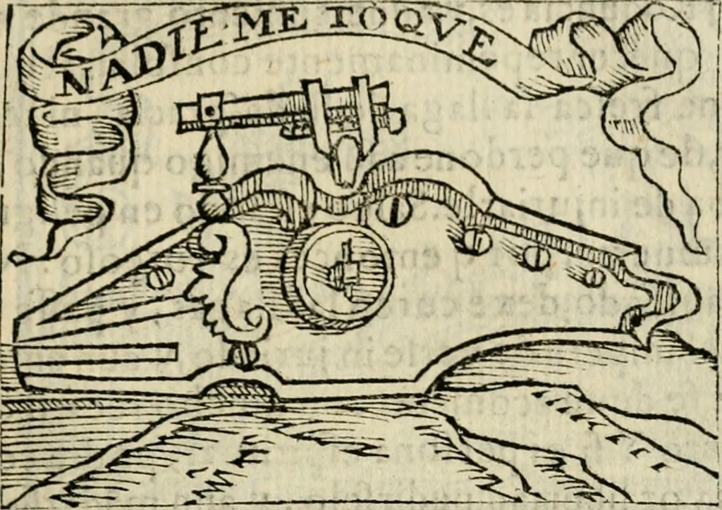 An illustration from Emblemas morales de Don Sebastian de Couarrubias Orozco, capellan del rey N.S. Maestrescuela, y canonigo de Cuenca, consultor del santo oficio, 1610, leaf 232