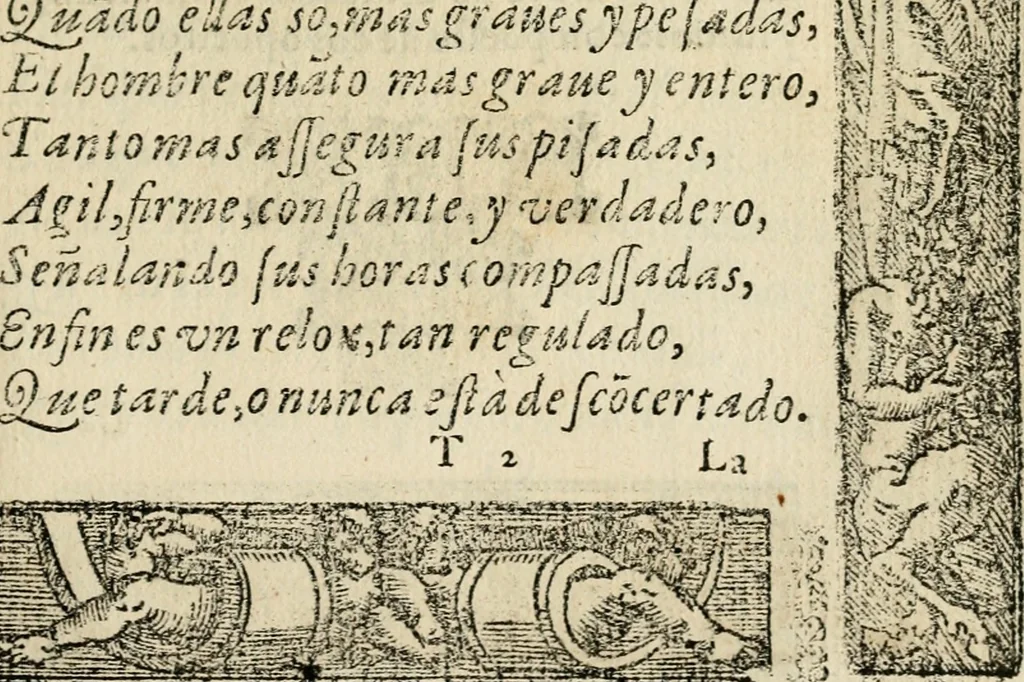 An illustration from Emblemas morales de Don Sebastian de Couarrubias Orozco, capellan del rey N.S. Maestrescuela, y canonigo de Cuenca, consultor del santo oficio, 1610, leaf 294