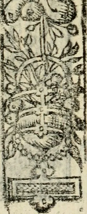An illustration from Emblemas morales de Don Sebastian de Couarrubias Orozco, capellan del rey N.S. Maestrescuela, y canonigo de Cuenca, consultor del santo oficio, 1610, leaf 297