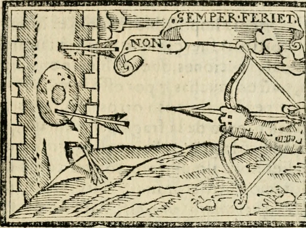 An illustration from Emblemas morales de Don Sebastian de Couarrubias Orozco, capellan del rey N.S. Maestrescuela, y canonigo de Cuenca, consultor del santo oficio, 1610, leaf 306