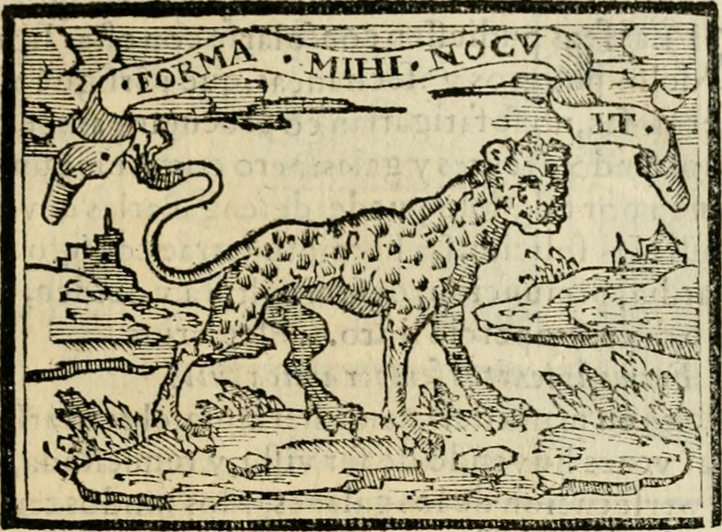 An illustration from Emblemas morales de Don Sebastian de Couarrubias Orozco, capellan del rey N.S. Maestrescuela, y canonigo de Cuenca, consultor del santo oficio, 1610, leaf 334
