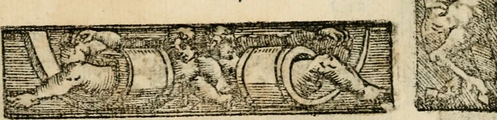 An illustration from Emblemas morales de Don Sebastian de Couarrubias Orozco, capellan del rey N.S. Maestrescuela, y canonigo de Cuenca, consultor del santo oficio, 1610, leaf 346