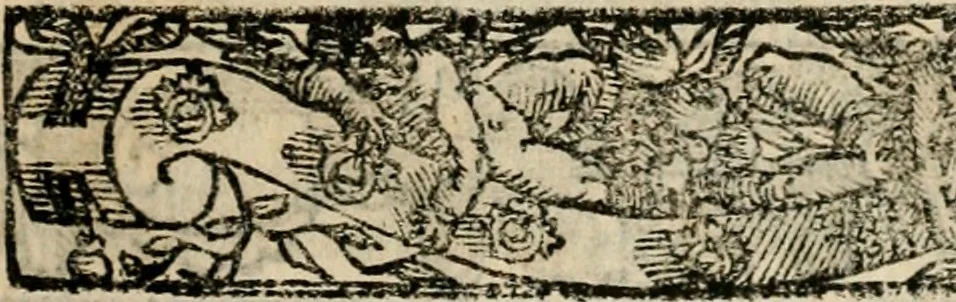 An illustration from Emblemas morales de Don Sebastian de Couarrubias Orozco, capellan del rey N.S. Maestrescuela, y canonigo de Cuenca, consultor del santo oficio, 1610, leaf 352