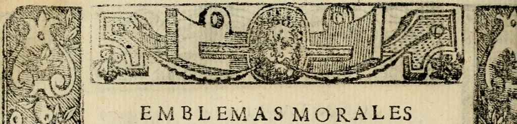 An illustration from Emblemas morales de Don Sebastian de Couarrubias Orozco, capellan del rey N.S. Maestrescuela, y canonigo de Cuenca, consultor del santo oficio, 1610, leaf 369