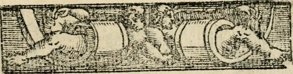An illustration from Emblemas morales de Don Sebastian de Couarrubias Orozco, capellan del rey N.S. Maestrescuela, y canonigo de Cuenca, consultor del santo oficio, 1610, leaf 374