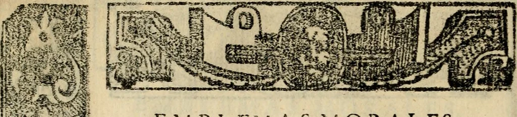 An illustration from Emblemas morales de Don Sebastian de Couarrubias Orozco, capellan del rey N.S. Maestrescuela, y canonigo de Cuenca, consultor del santo oficio, 1610, leaf 377