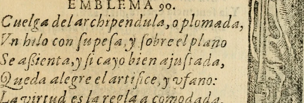 An illustration from Emblemas morales de Don Sebastian de Couarrubias Orozco, capellan del rey N.S. Maestrescuela, y canonigo de Cuenca, consultor del santo oficio, 1610, leaf 390