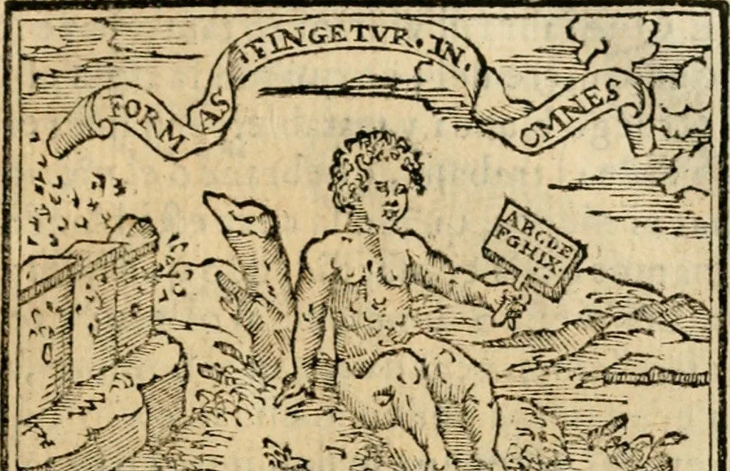 An illustration from Emblemas morales de Don Sebastian de Couarrubias Orozco, capellan del rey N.S. Maestrescuela, y canonigo de Cuenca, consultor del santo oficio, 1610, leaf 392