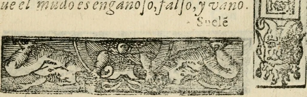 An illustration from Emblemas morales de Don Sebastian de Couarrubias Orozco, capellan del rey N.S. Maestrescuela, y canonigo de Cuenca, consultor del santo oficio, 1610, leaf 424