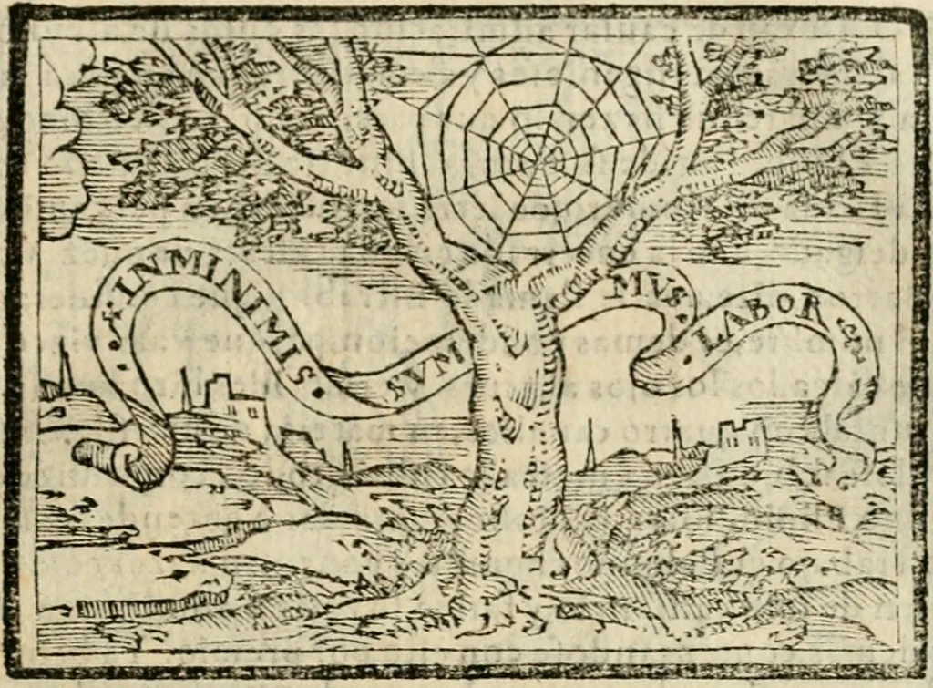 An illustration from Emblemas morales de Don Sebastian de Couarrubias Orozco, capellan del rey N.S. Maestrescuela, y canonigo de Cuenca, consultor del santo oficio, 1610, leaf 440