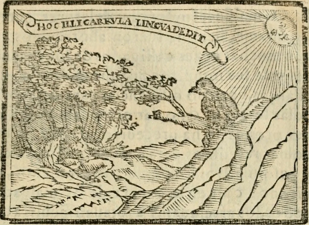 An illustration from Emblemas morales de Don Sebastian de Couarrubias Orozco, capellan del rey N.S. Maestrescuela, y canonigo de Cuenca, consultor del santo oficio, 1610, leaf 452