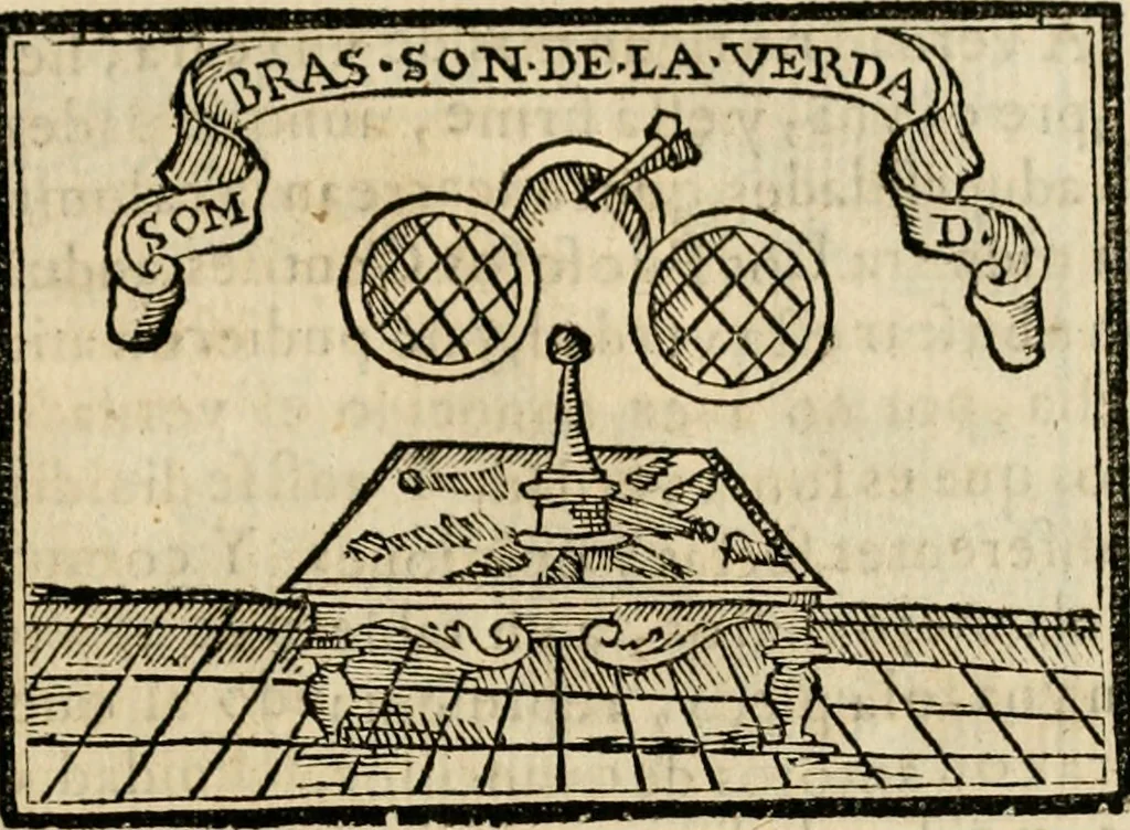 An illustration from Emblemas morales de Don Sebastian de Couarrubias Orozco, capellan del rey N.S. Maestrescuela, y canonigo de Cuenca, consultor del santo oficio, 1610, leaf 46