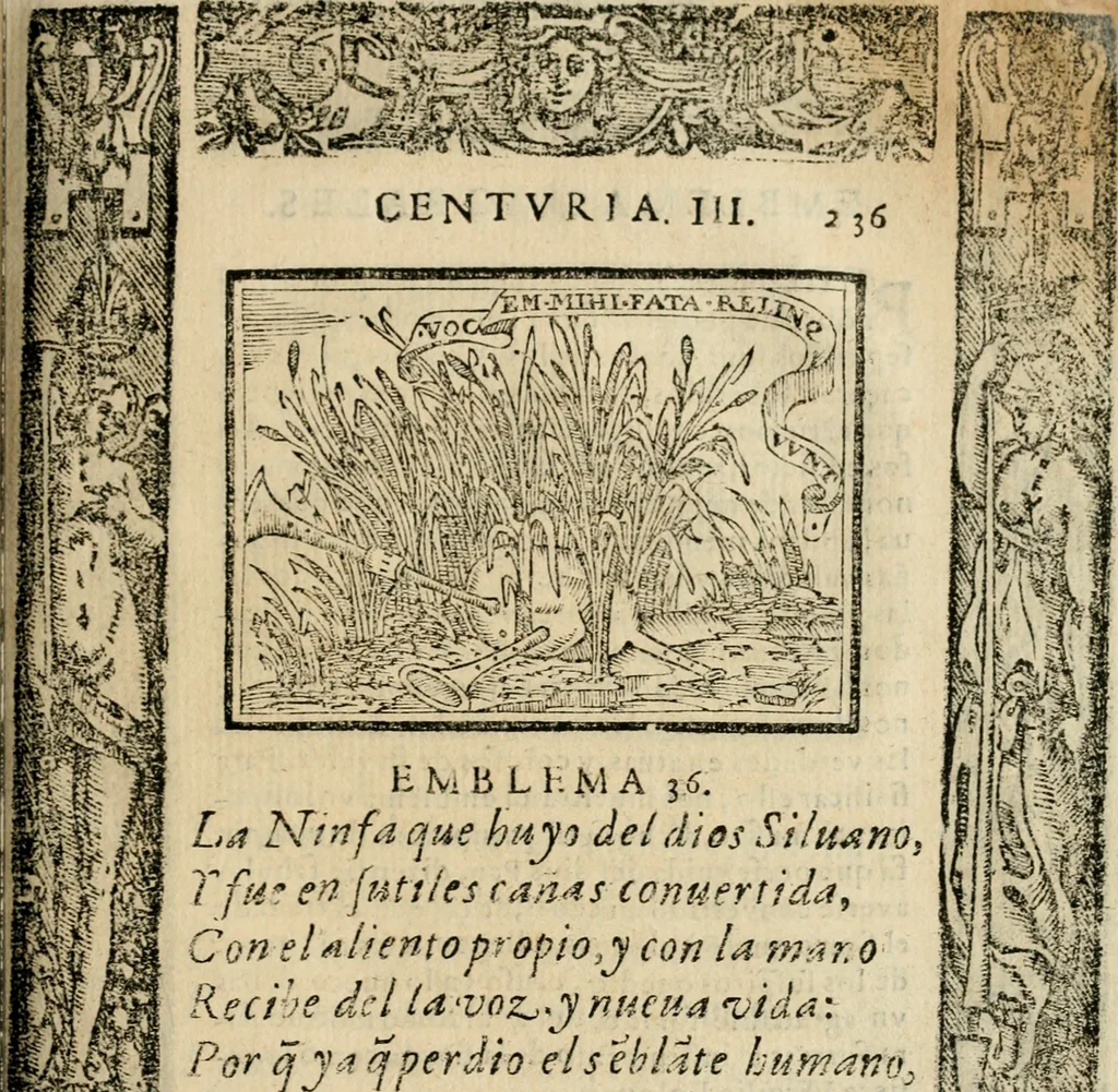 An illustration from Emblemas morales de Don Sebastian de Couarrubias Orozco, capellan del rey N.S. Maestrescuela, y canonigo de Cuenca, consultor del santo oficio, 1610, leaf 484