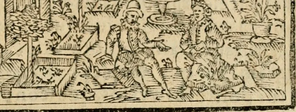 An illustration from Emblemas morales de Don Sebastian de Couarrubias Orozco, capellan del rey N.S. Maestrescuela, y canonigo de Cuenca, consultor del santo oficio, 1610, leaf 498