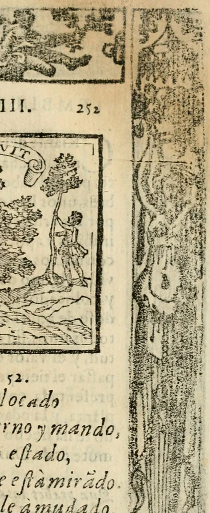 An illustration from Emblemas morales de Don Sebastian de Couarrubias Orozco, capellan del rey N.S. Maestrescuela, y canonigo de Cuenca, consultor del santo oficio, 1610, leaf 516