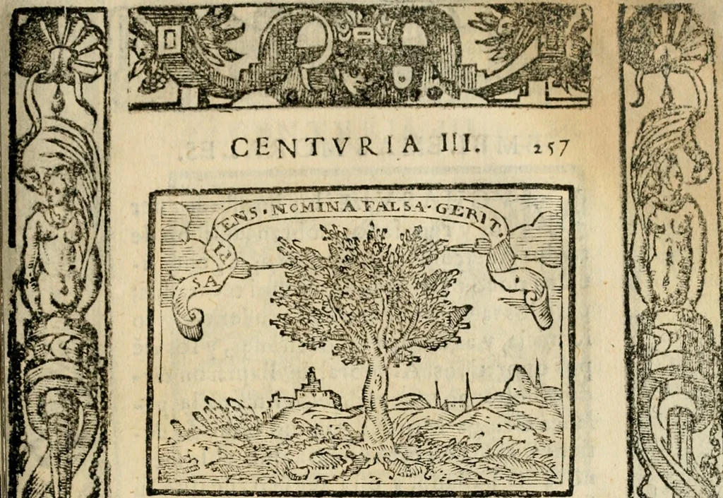 An illustration from Emblemas morales de Don Sebastian de Couarrubias Orozco, capellan del rey N.S. Maestrescuela, y canonigo de Cuenca, consultor del santo oficio, 1610, leaf 526