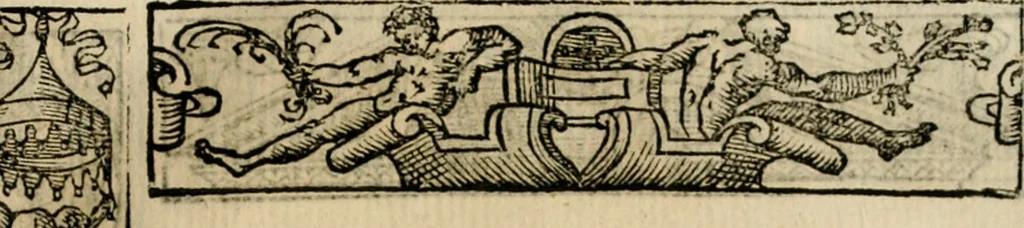 An illustration from Emblemas morales de Don Sebastian de Couarrubias Orozco, capellan del rey N.S. Maestrescuela, y canonigo de Cuenca, consultor del santo oficio, 1610, leaf 54