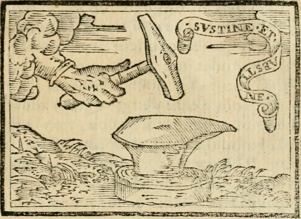An illustration from Emblemas morales de Don Sebastian de Couarrubias Orozco, capellan del rey N.S. Maestrescuela, y canonigo de Cuenca, consultor del santo oficio, 1610, leaf 568