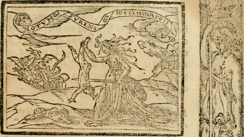 An illustration from Emblemas morales de Don Sebastian de Couarrubias Orozco, capellan del rey N.S. Maestrescuela, y canonigo de Cuenca, consultor del santo oficio, 1610, leaf 572