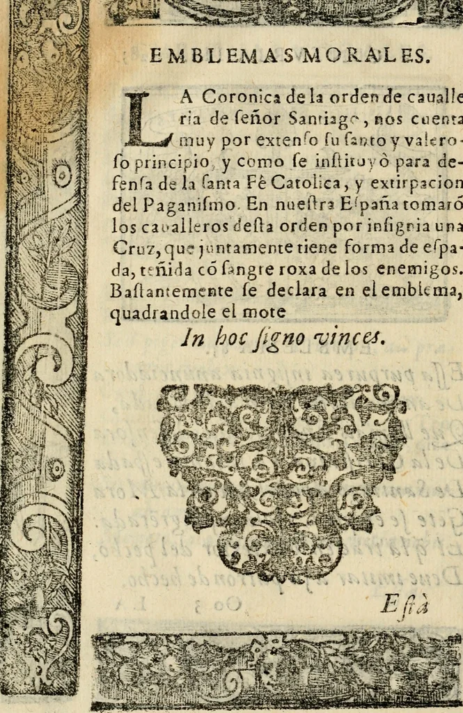 An illustration from Emblemas morales de Don Sebastian de Couarrubias Orozco, capellan del rey N.S. Maestrescuela, y canonigo de Cuenca, consultor del santo oficio, 1610, leaf 579