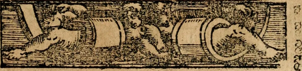 An illustration from Emblemas morales de Don Sebastian de Couarrubias Orozco, capellan del rey N.S. Maestrescuela, y canonigo de Cuenca, consultor del santo oficio, 1610, leaf 58