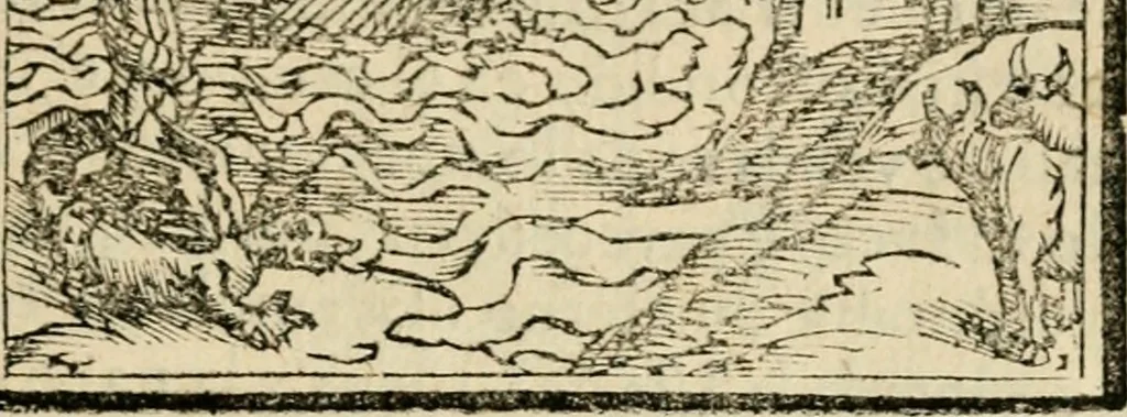 An illustration from Emblemas morales de Don Sebastian de Couarrubias Orozco, capellan del rey N.S. Maestrescuela, y canonigo de Cuenca, consultor del santo oficio, 1610, leaf 590