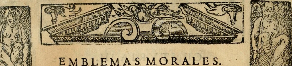 An illustration from Emblemas morales de Don Sebastian de Couarrubias Orozco, capellan del rey N.S. Maestrescuela, y canonigo de Cuenca, consultor del santo oficio, 1610, leaf 597