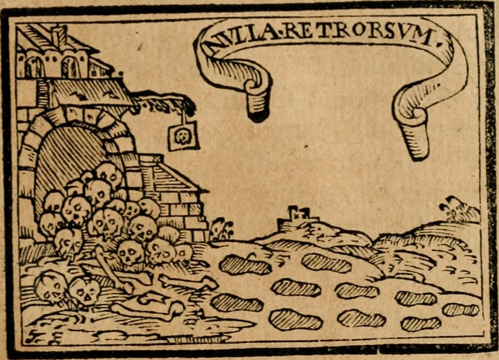 An illustration from Emblemas morales de Don Sebastian de Couarrubias Orozco, capellan del rey N.S. Maestrescuela, y canonigo de Cuenca, consultor del santo oficio, 1610, leaf 60