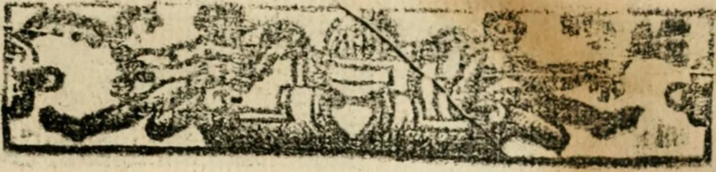 An illustration from Emblemas morales de Don Sebastian de Couarrubias Orozco, capellan del rey N.S. Maestrescuela, y canonigo de Cuenca, consultor del santo oficio, 1610, leaf 608