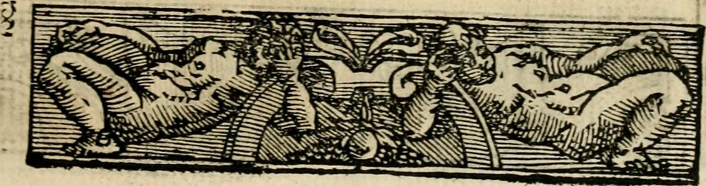 An illustration from Emblemas morales de Don Sebastian de Couarrubias Orozco, capellan del rey N.S. Maestrescuela, y canonigo de Cuenca, consultor del santo oficio, 1610, leaf 64