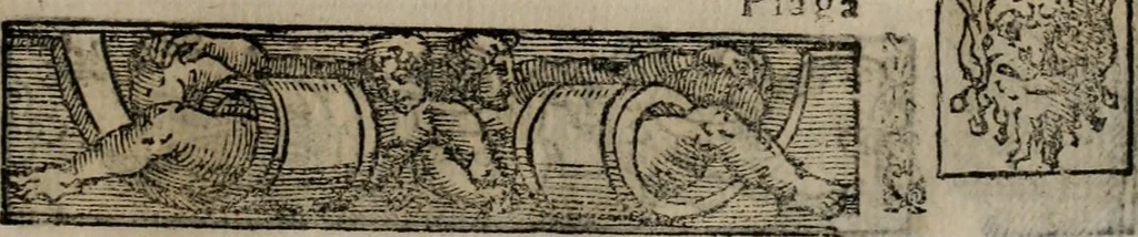 An illustration from Emblemas morales de Don Sebastian de Couarrubias Orozco ..., 1610, leaf 106
