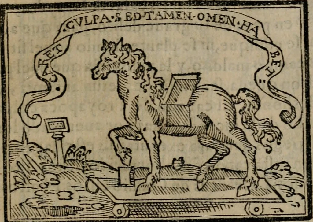 An illustration from Emblemas morales de Don Sebastian de Couarrubias Orozco ..., 1610, leaf 110