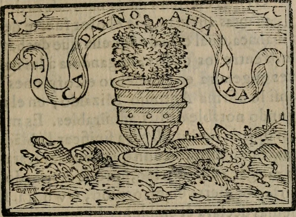 An illustration from Emblemas morales de Don Sebastian de Couarrubias Orozco ..., 1610, leaf 112