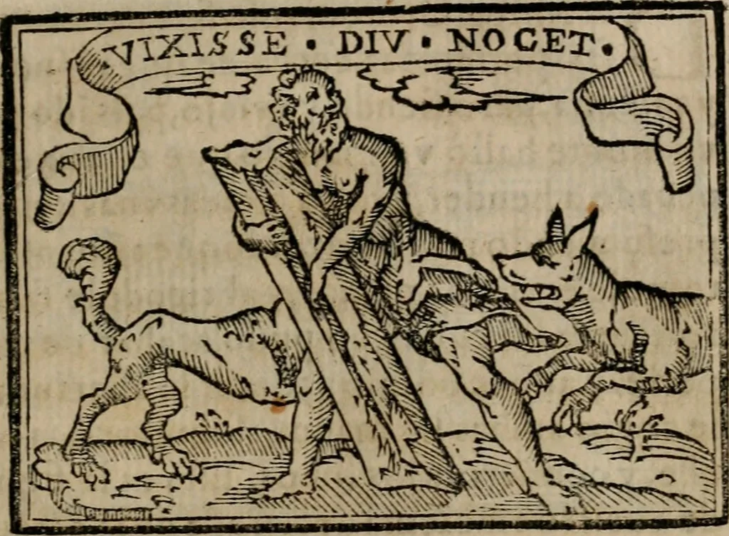 An illustration from Emblemas morales de Don Sebastian de Couarrubias Orozco ..., 1610, leaf 116