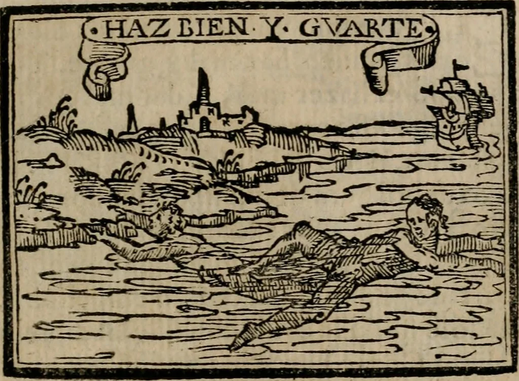 An illustration from Emblemas morales de Don Sebastian de Couarrubias Orozco ..., 1610, leaf 118
