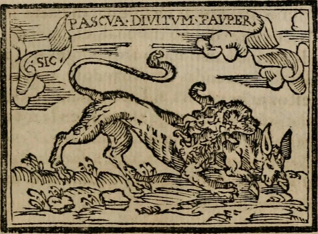 An illustration from Emblemas morales de Don Sebastian de Couarrubias Orozco ..., 1610, leaf 120