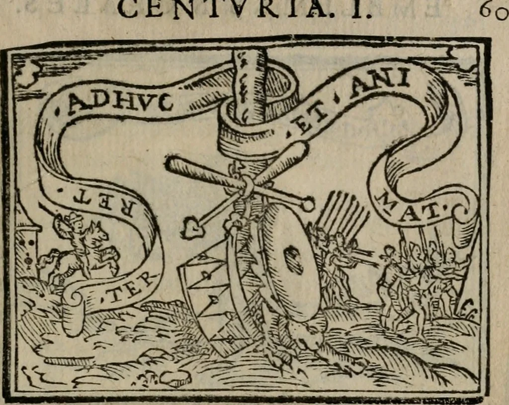 An illustration from Emblemas morales de Don Sebastian de Couarrubias Orozco ..., 1610, leaf 124
