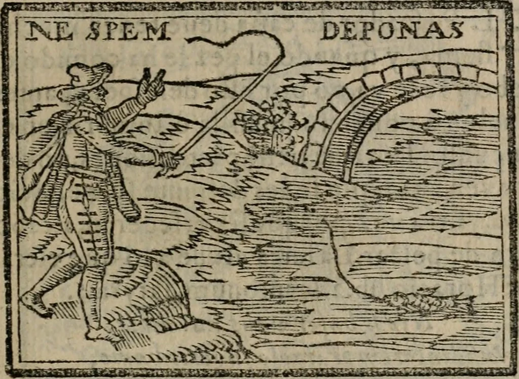 An illustration from Emblemas morales de Don Sebastian de Couarrubias Orozco ..., 1610, leaf 148