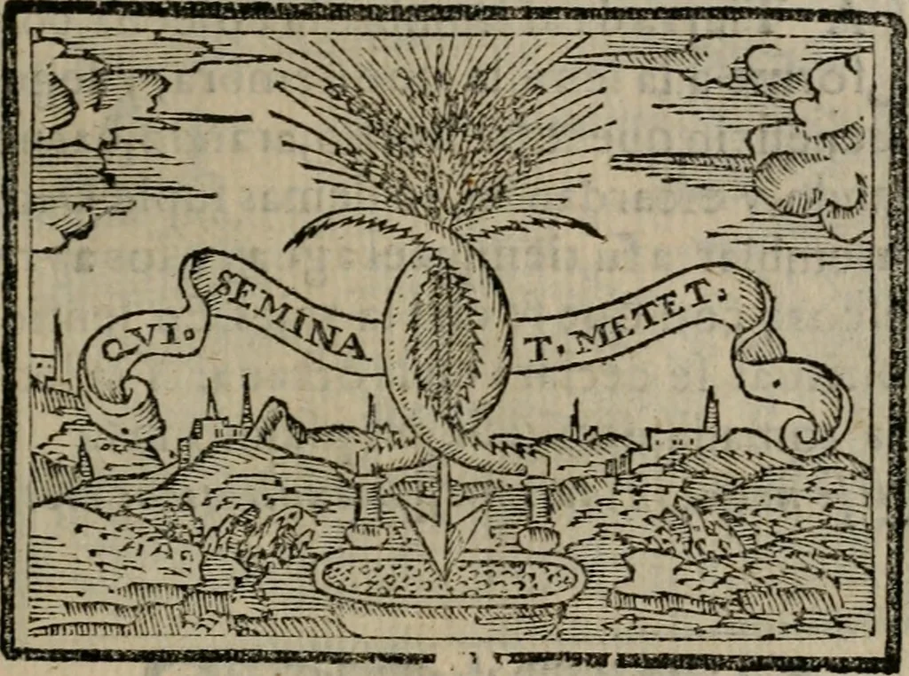 An illustration from Emblemas morales de Don Sebastian de Couarrubias Orozco ..., 1610, leaf 164